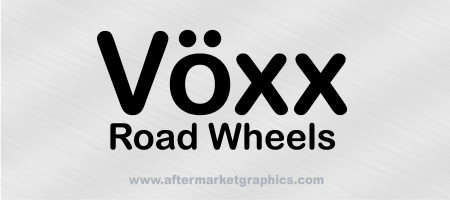 Voxx Wheels Decals - Pair (2 pieces)